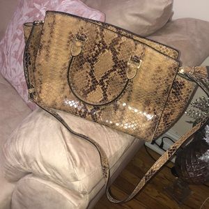 Michael Kors Faux Snake Skin Bag